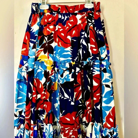 O.p.t. Linen blend fully lined tiered skirt sz XL nwt#003 - Picture 3 of 3